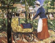 Kasimir Malevich flower  girl oil on canvas